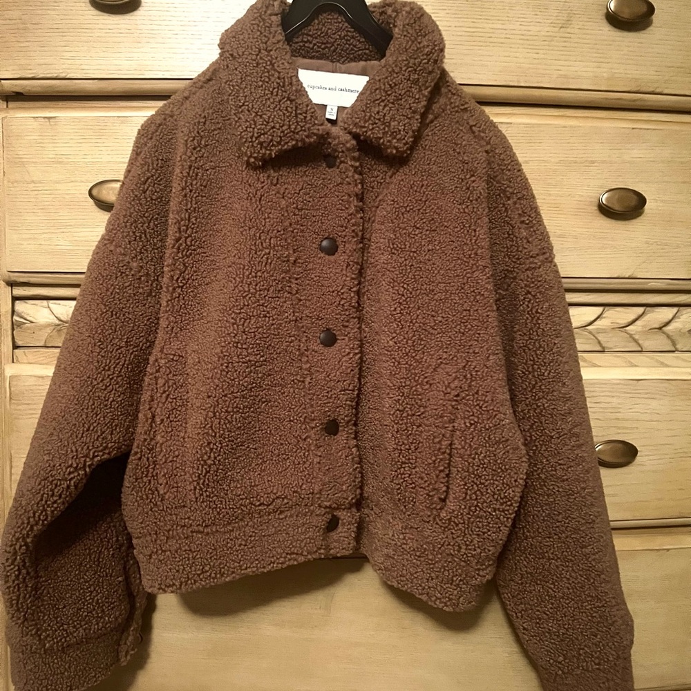 Cupcakes and Cashmere Teddy Jacket